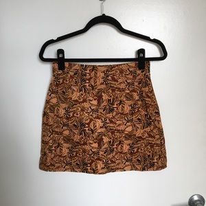 Zara corduroy skirt